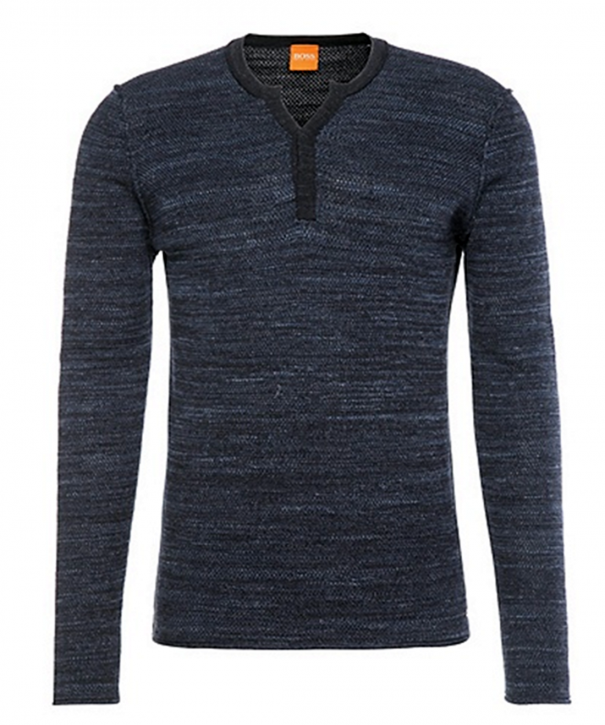 BOSS ORANGE PULLOVER KENLEYS FARBE DUNKELBLAU 404