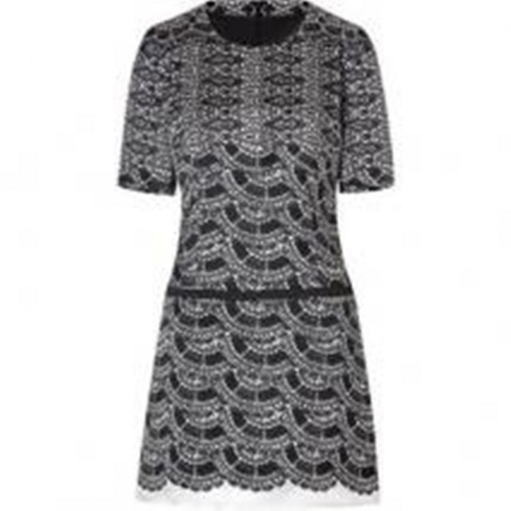 HUGO KLEID KIKELLA FARBE SCHWARZ/WEISS 960 GRÖSSE 38