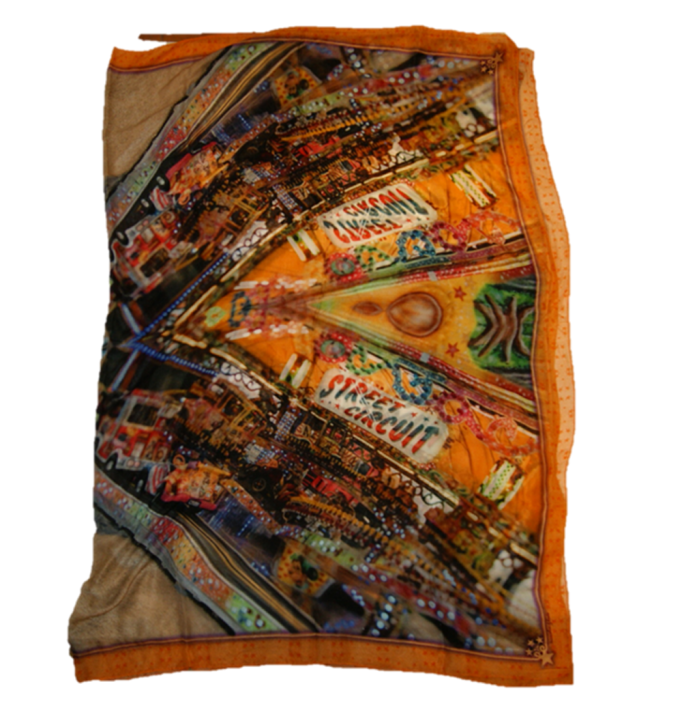 MASHA AND KATE TUCH KIRMES FARBE ORANGE