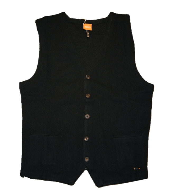 BOSS ORANGE STRICKWESTE KLET FARBE DUNKELGRAU 022