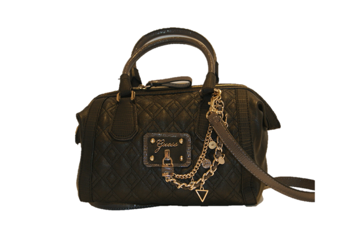 GUESS TASCHE LIANE FRAME SATCHEL FARBE SCHWARZ