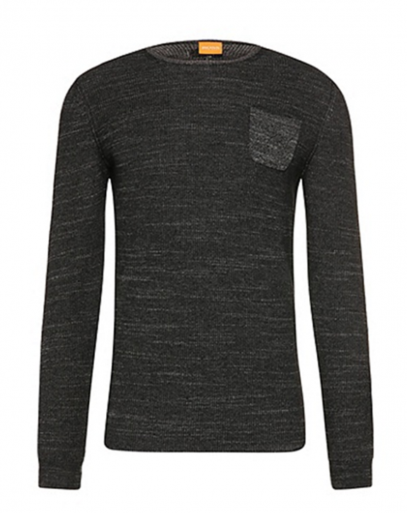 BOSS ORANGE PULLOVER KUTASK FARBE SCHWARZ 001
