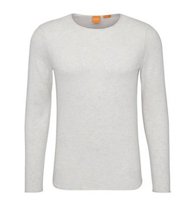 BOSS ORANGE PULLOVER KWAMEROS FARBE HELLGRAU 056