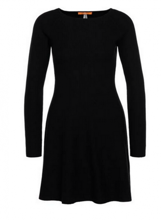 BOSS ORANGE KLEID LESIBELL FARBE SCHWARZ 001