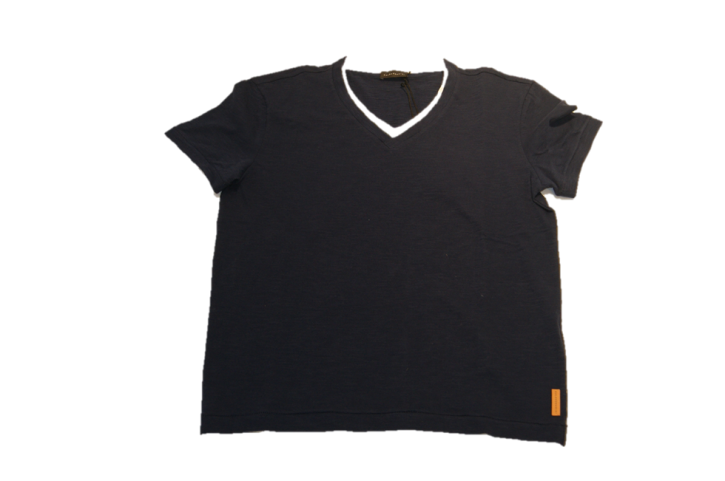 BALDESSARINI V-NECK FARBE BLAU BEIGE GR. 54