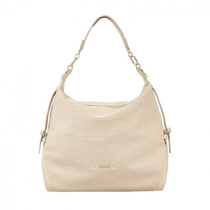 LIU JO HOBO BAG MONOSPALLA L QUARZO FARBE WET SAND 61109