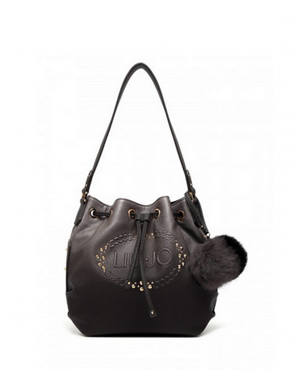 LIU JO BEUTELTASCHE LUCCIOLA SECCHIELLO LOGO FARBE GREEN MILITARY 3167