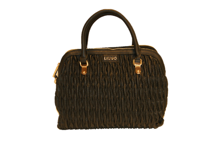 LIU JO HANDTASCHE SHOPPING 2 SCOMPARTI FARBE SCHWARZ 2222