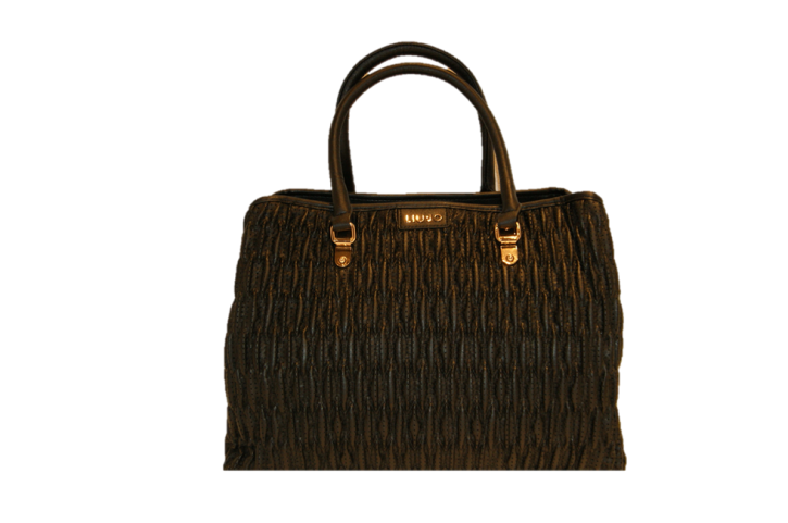 LIU JO HANDTASCHE SHOPPING 3 SCOMPARTI FARBE SCHWARZ 2222