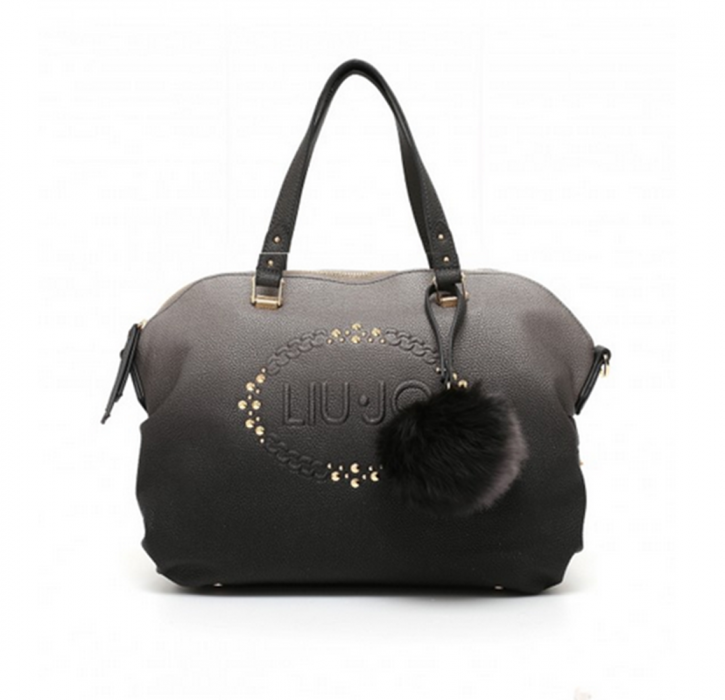 LIU JO HANDTASCHE SHOPPING SFUMATALO FARBE GUN METAL FROZE 3168