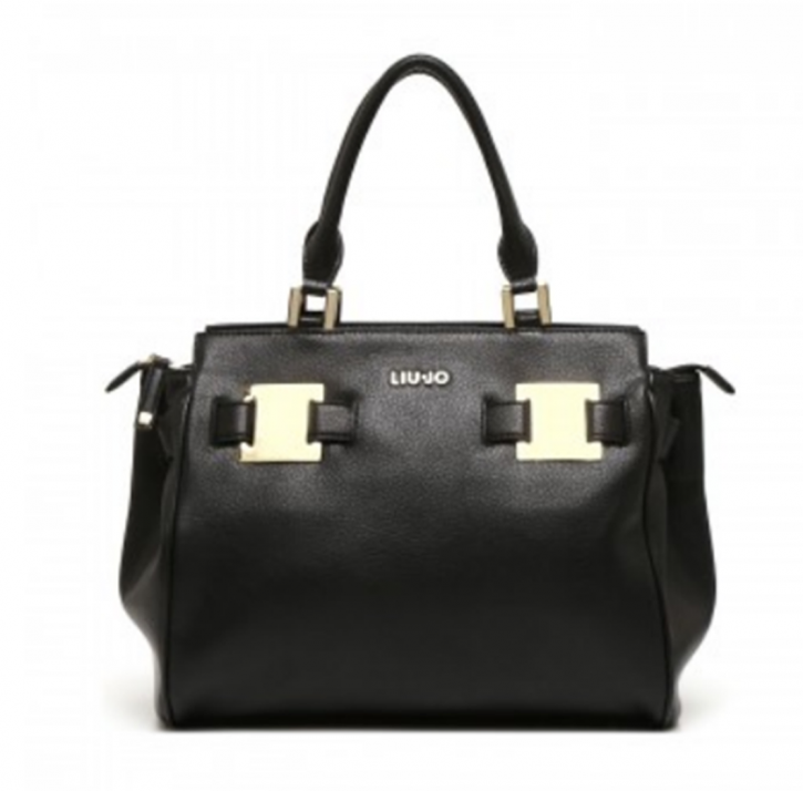 LIU JO HANDTASCHE SHOPPING L VULCANO FARBE SCHWARZ 22222