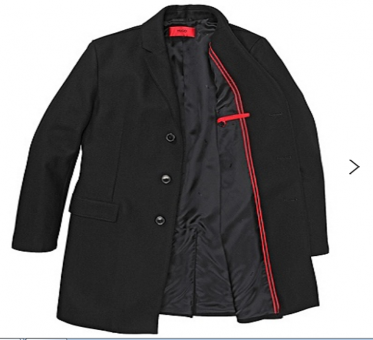 HUGO MANTEL MIGOR2OPENCUT FARBE SCHWARZ 001