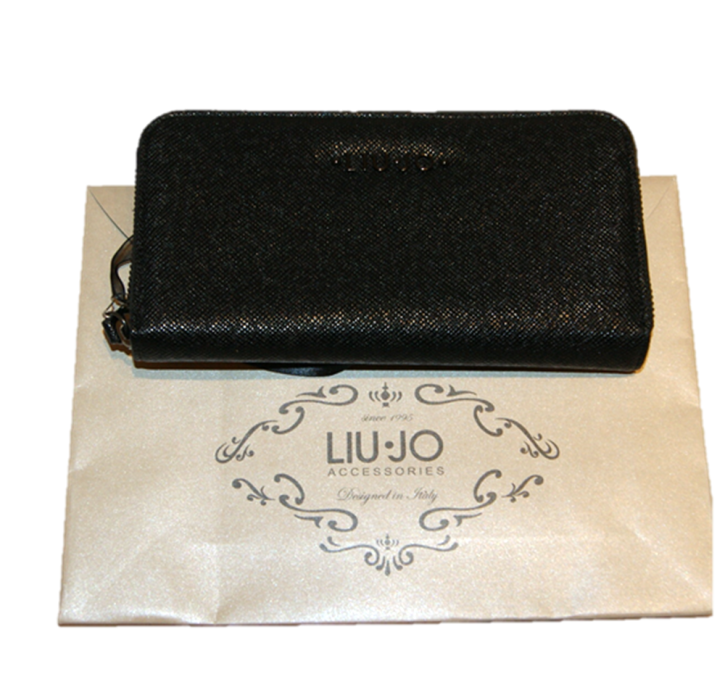 LIU JO GELDBÖRSE ZIP AROUND GRANDE A FARBE NERO GUN  A 7560