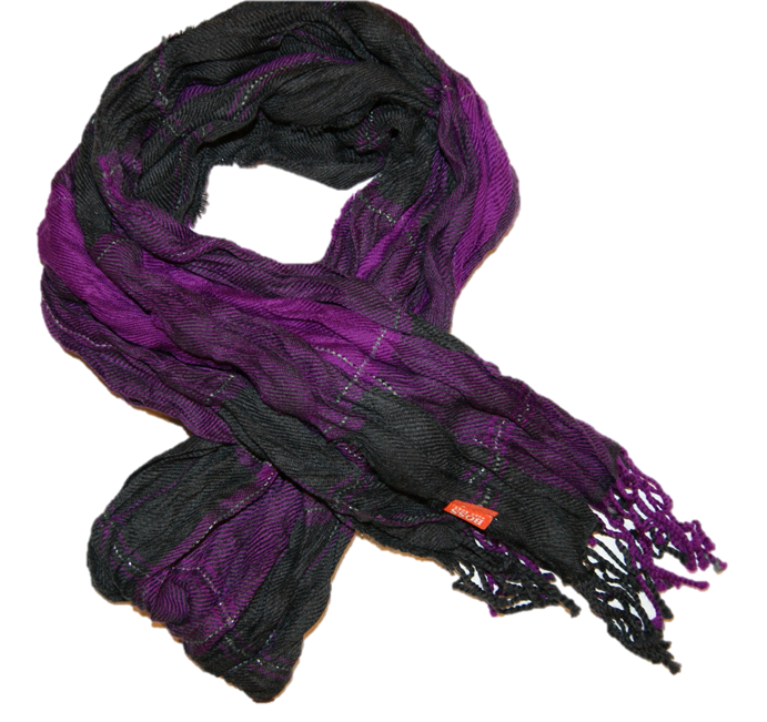 BOSS ORANGE SCHAL NAB FARBE LILA BROWN KARO 519