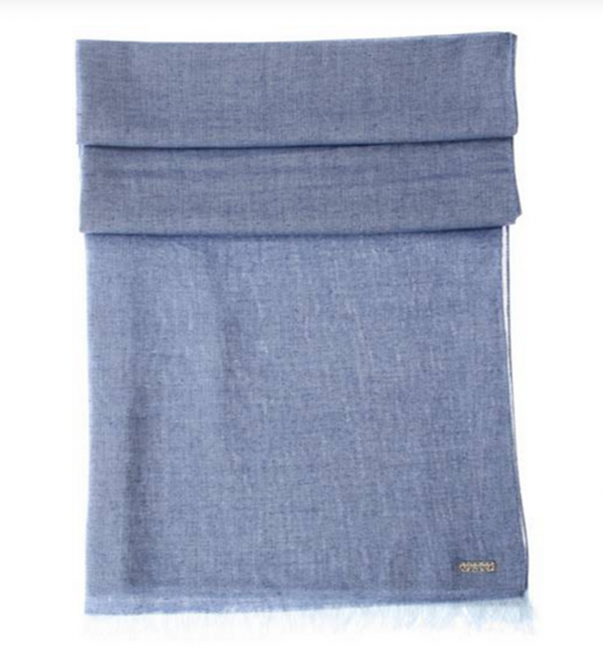 BOSS ORANGE SCHAL NAFAME FARBE BLAU 405