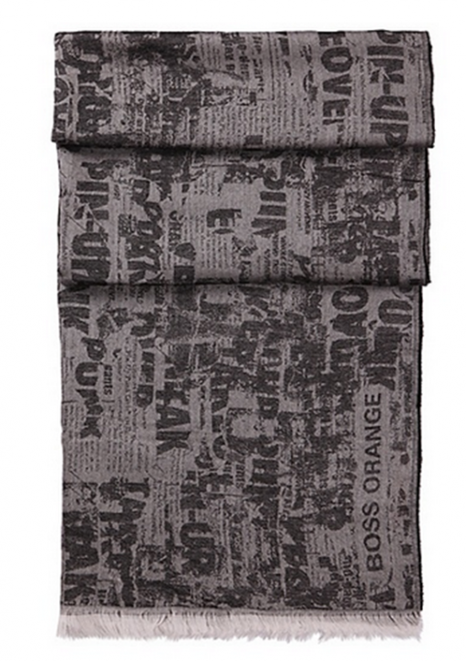 BOSS ORANGE SCHAL NESTORIS FARBE SCHWARZ 001