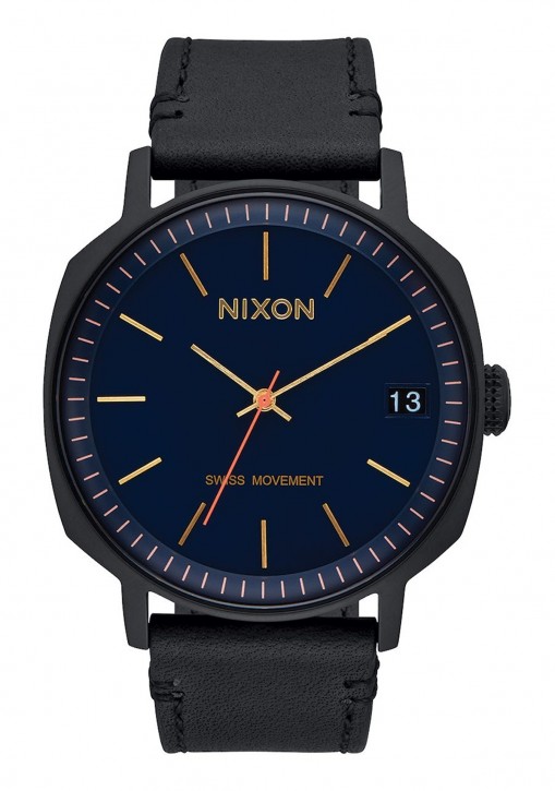 NIXON Herrenuhr Regent II 42 mm Farbe all black / navy