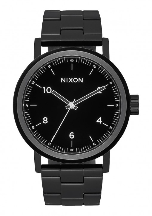 NIXON Uhr  Stark 42 mm Farbe all black / white