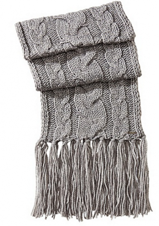 BOSS ORANGE SCHAL NOSANE FARBE HELLGRAU 030