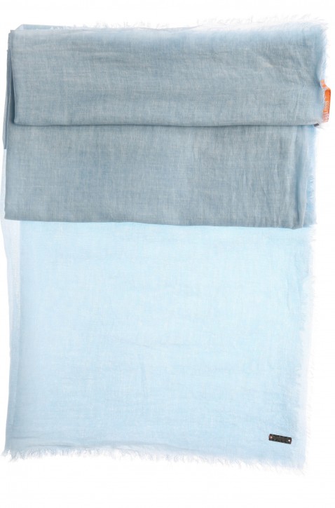 BOSS ORANGE SCHAL NUBASICA 1 FARBE HELLBLAU 454