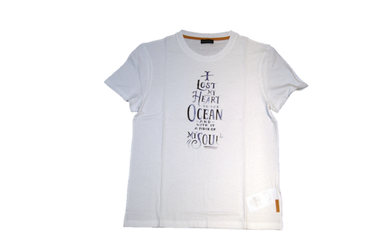 BALDESSARINI T-SHIRT OCEAN FARBE WEISS 100