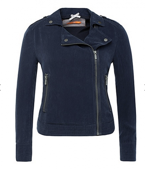 BOSS ORANGE BIKER JACKE OCUPI  FARBE DUNKELBLAU 407