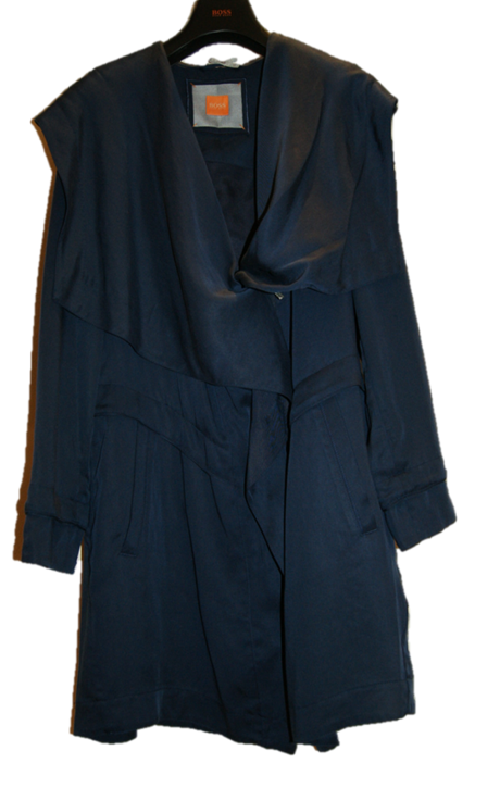 BOSS ORANGE MANTEL ODRAPA FARBE DUNKELBLAU 407