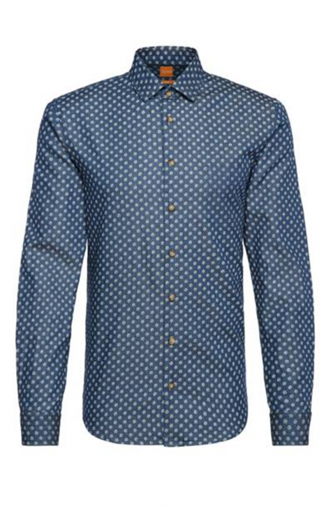 BOSS ORANGE HEMD EPOP FARBE BLAU 404