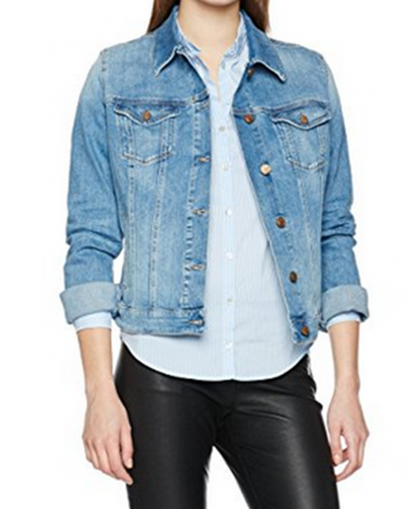 BOSS ORANGE JEANS JACKE ORANGE J90 PORTLAND DITSYWEDNESDAY FARBE BLAU 423