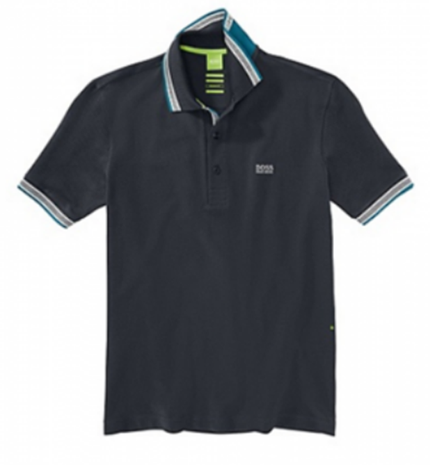 BOSS GREEN POLO PADDY FARBE DUNKELGRAU 028