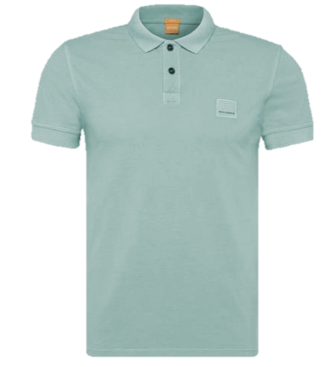 BOSS ORANGE POLO PASCHA FARBE LIGHT PASTEL BLUE 453