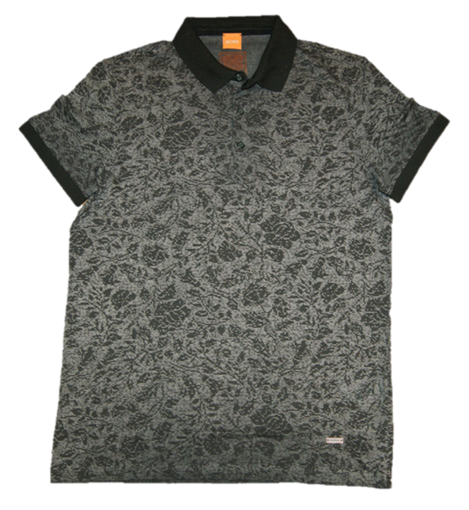 BOSS ORANGE POLOSHIRT PHLOX FARBE SCHWARZ 001