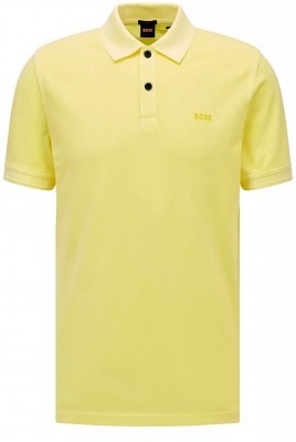 Hugo Boss Slim-Fit Poloshirt Prime aus Baumwoll-Piqué Gelb 730