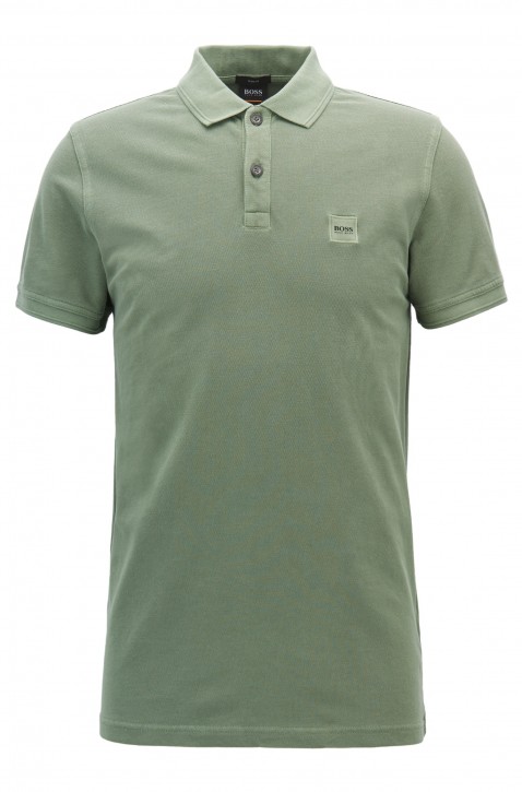 BOSS ORANGE Slim-Fit Poloshirt Prime aus gewaschenem Baumwoll-Piqué Farbe M