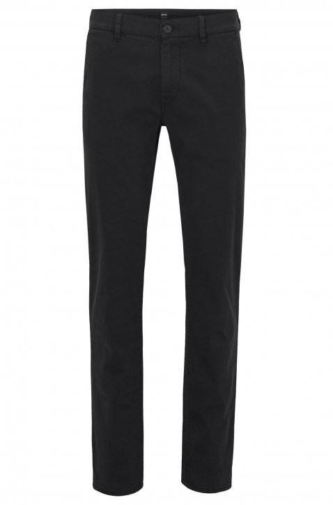 HUGO BOSS Slim-Fit Hose Schino-Slim D aus Stretch-Baumwolle Farbe schwarz 001
