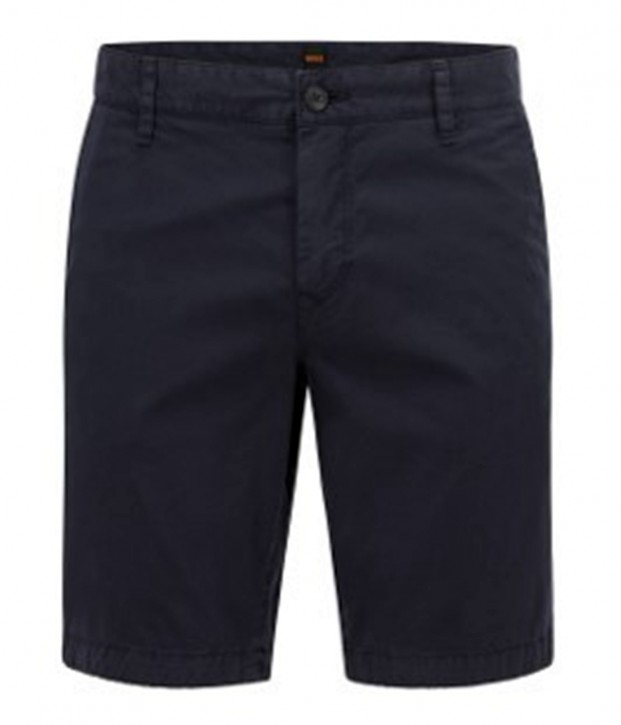 BOSS Slim-Fit Bermuda Schino-Slim-Shorts S aus elastischem Baumwoll-Twill dunkelblau 404