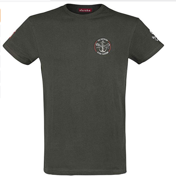 DERBE Sea Shepherd JF_Hecht T-Shirt schwarz