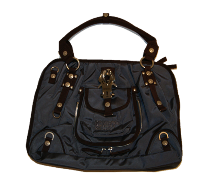 GEORGE GINA & LUCY HANDTASCHE SEXY STRAPPY FARBE BROWN-BLUEGREY 650
