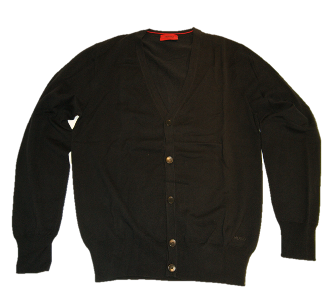 HUGO MEN STRICKJACKE SIDORTO FARBE SCHWARZ 001