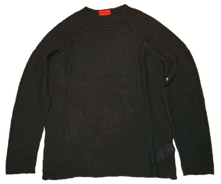 HUGO RELAXED FIT PULLOVER SOLER FARBE SCHWARZ 001