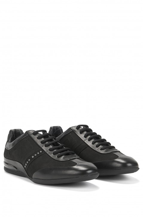 BOSS Sneakers SPACE SELECT aus edlem Leder Farbe schwarz 001