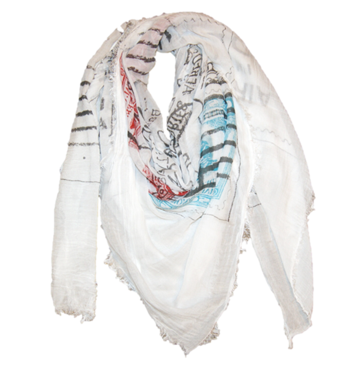 PAROLA ITALY SCHAL BRIEFMARKE FARBE WEISS