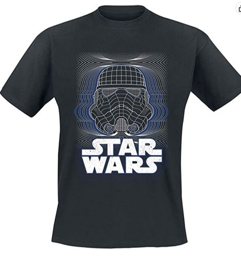 Star Wars Shining Trooper Männer T-Shirt schwarz 001
