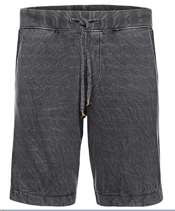 BOSS ORANGE SWEAT SHORTS SUNDANCE FARBE DUNKELBLAU GESTREIFT 404