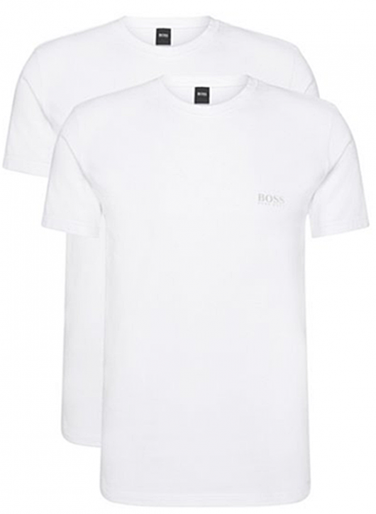HUGO BOSS T-Shirts T-Shirt RN 2P CO/EL aus Stretch-Baumwolle im Zweier-Pack weiss XXL