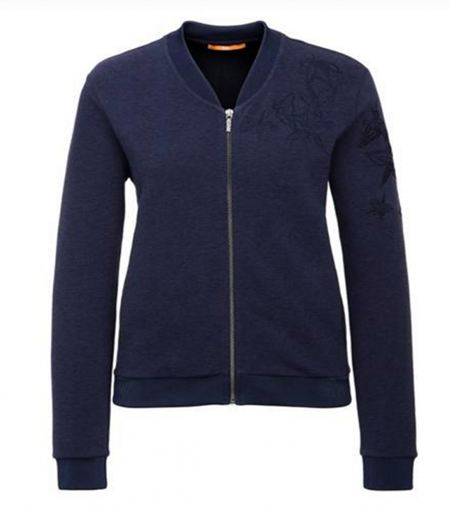 BOSS ORANGE BESTICKTE JACKE TABLUES FARBE DUNKELBLAU 405