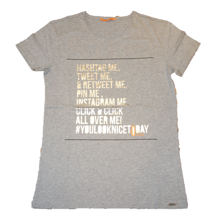 BOSS ORANGE T-Shirt Tafunny Farbe grau 032