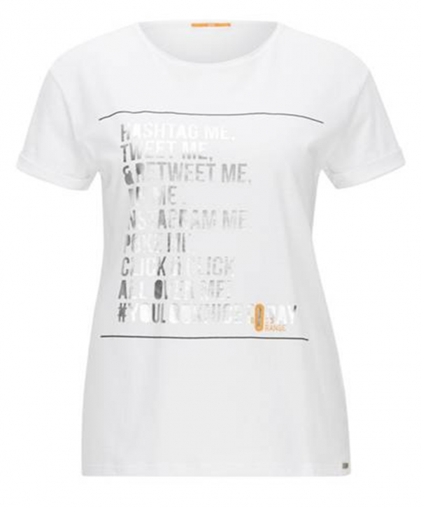 BOSS ORANGE T-Shirt Tafunny Farbe white 100