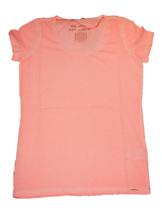 BOSS ORANGE T-SHIRT TAHIRAS FARBE KORALLE 823