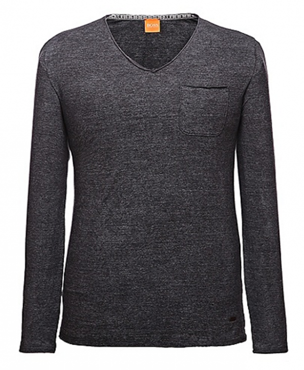 BOSS ORANGE LONGSLEEVE TEE SHIRT TALBOTT FARBE SCHWARZ 003